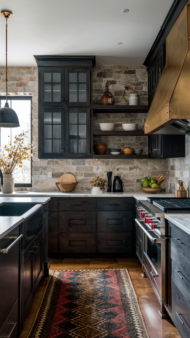 23 Dark Kitchen Ideas Aesthetic Dark Kitchen Design with