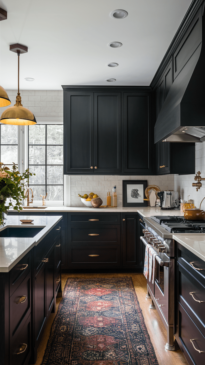 23 Dark Kitchen Ideas Aesthetic Dark Kitchen Design with