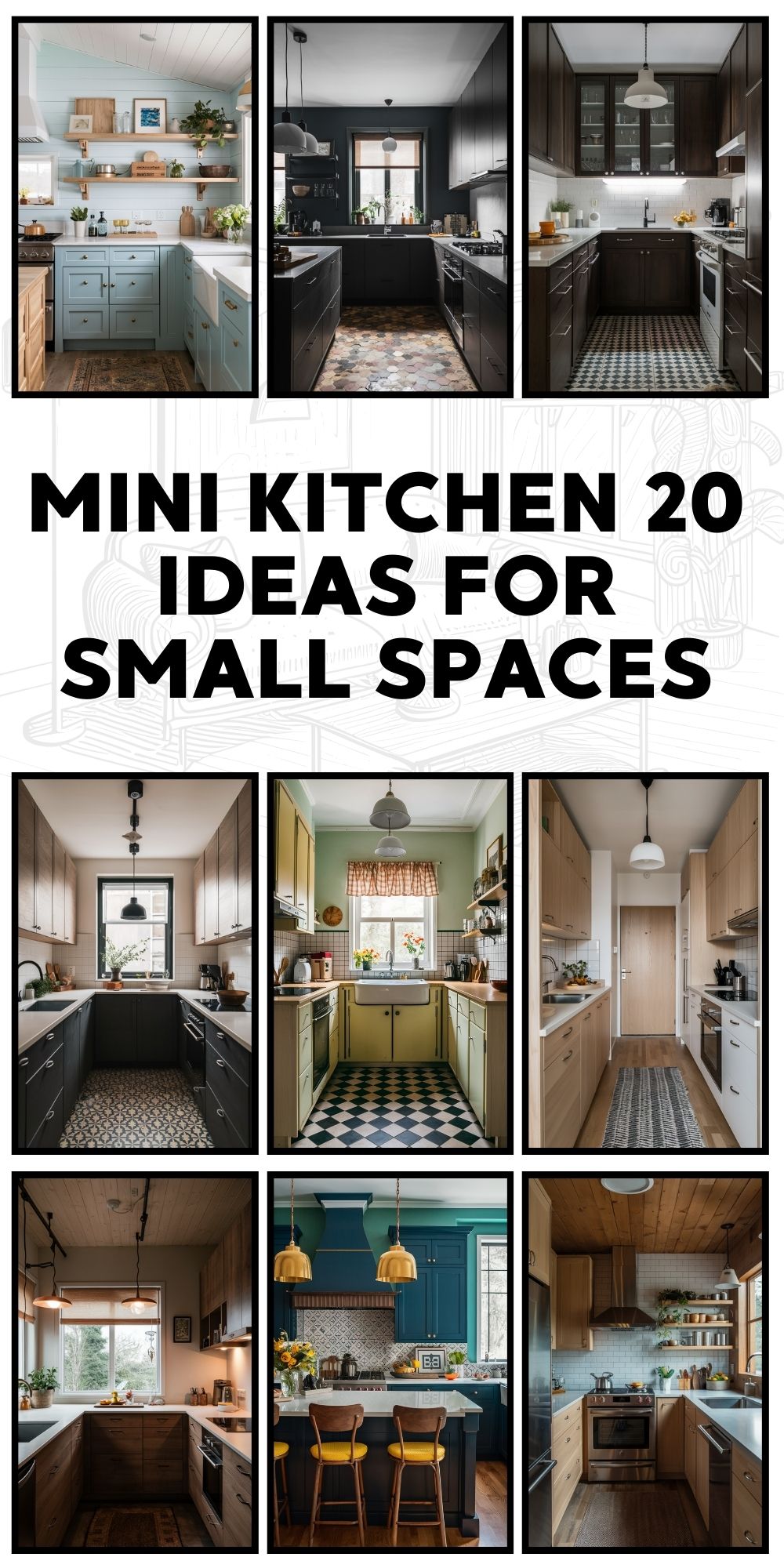 20 Mini Kitchen Ideas for Small Spaces Perfect for Homes, Cabins