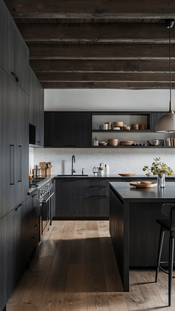 23 Dark Kitchen Ideas Aesthetic Dark Kitchen Design with