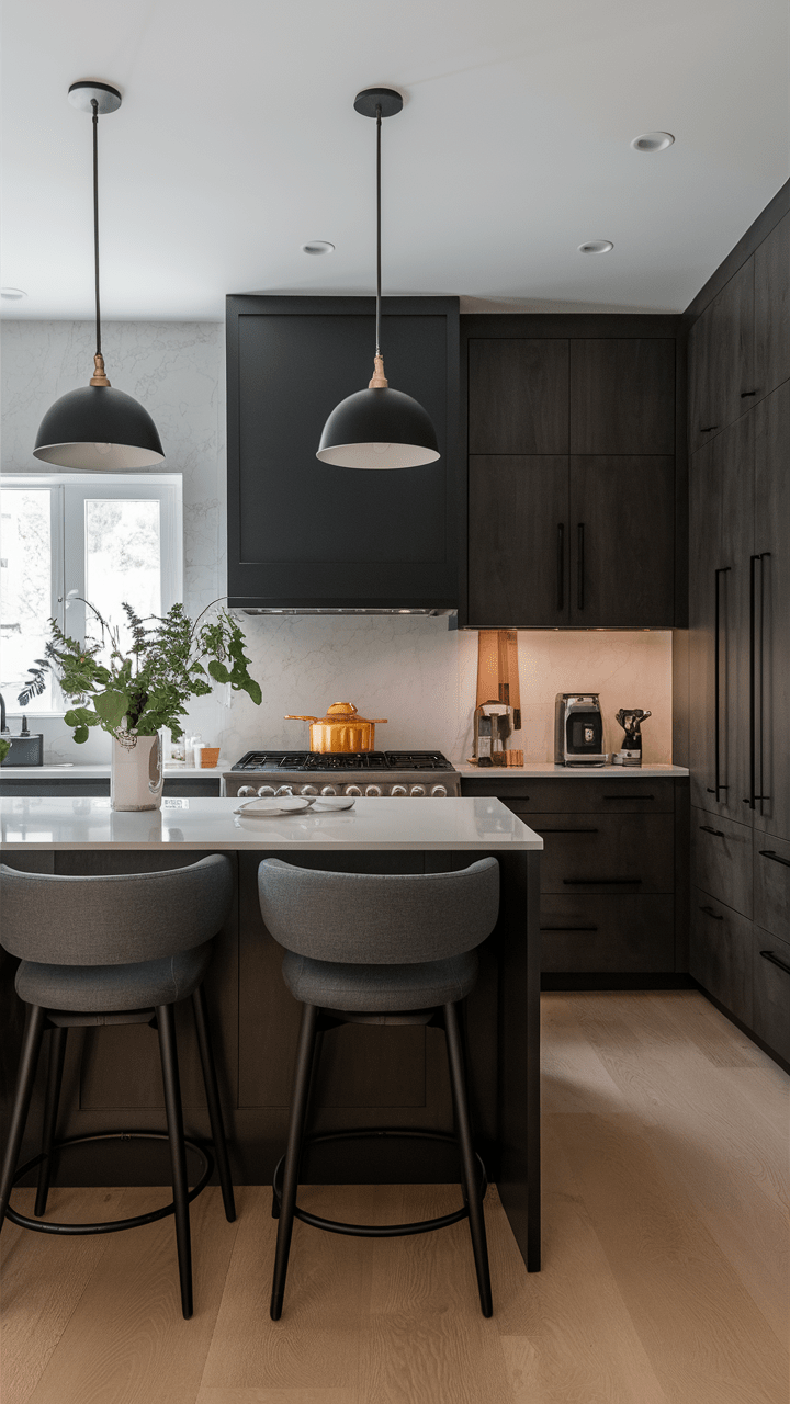 23 Dark Kitchen Ideas Aesthetic Dark Kitchen Design with