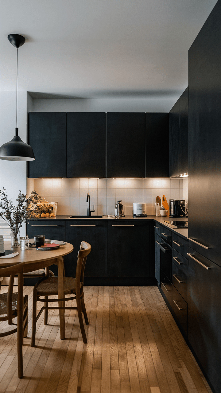 22 Black Kitchen Ideas Modern, Small Spaces, Rustic Wood & Luxury