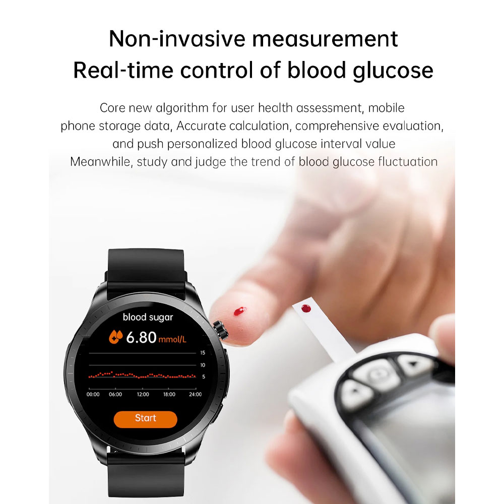 CardioSense Precision Blood Pressure Watch, Blood Glucose and ECG Watch VystaMed