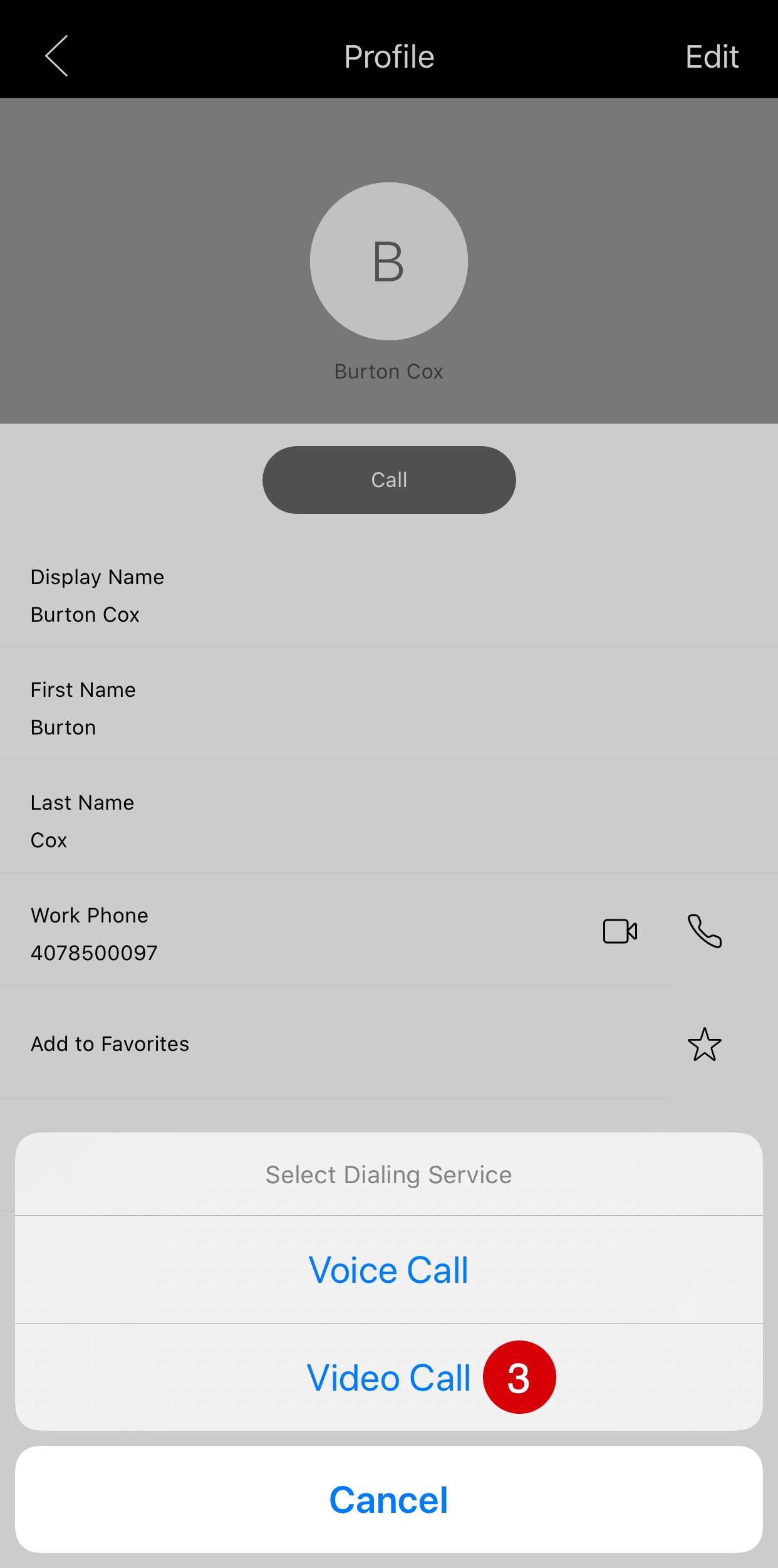 Business Apps - Mobile Connect - Placing Voice and Video Calls