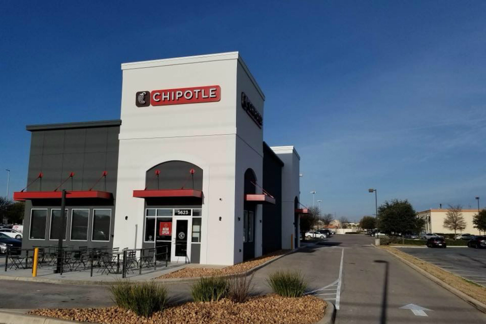 Chipotle Mexican Grill Westmoreland Builders