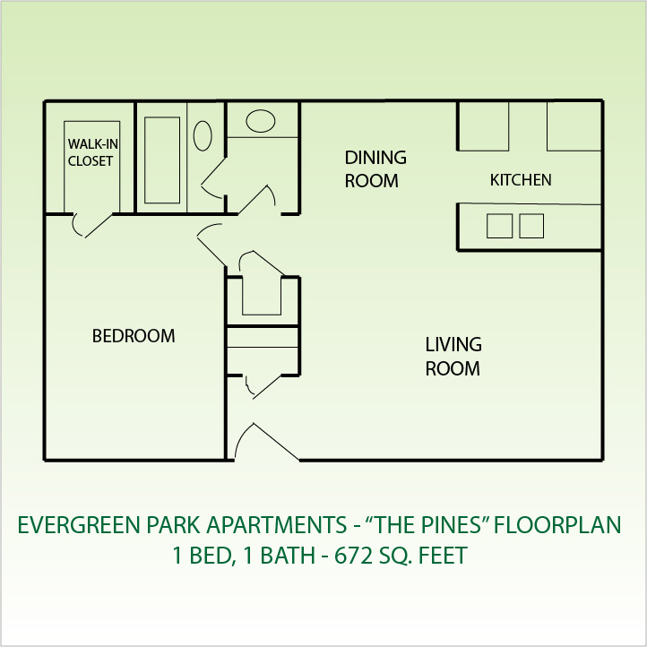 Evergreen Apartments Floor Plans