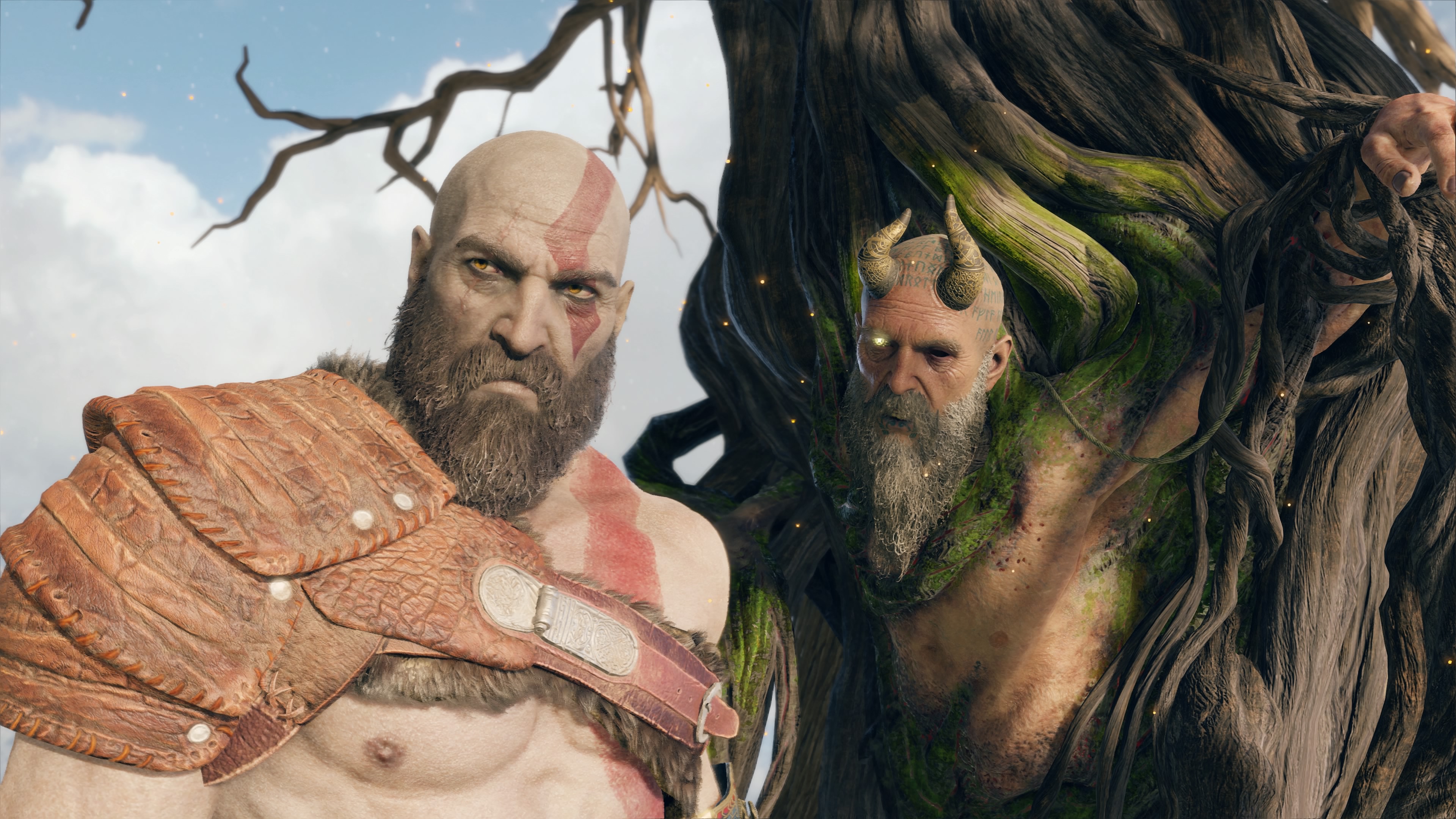Kratos, men, video game characters, God of War (2018), God of War, screen shot, video games