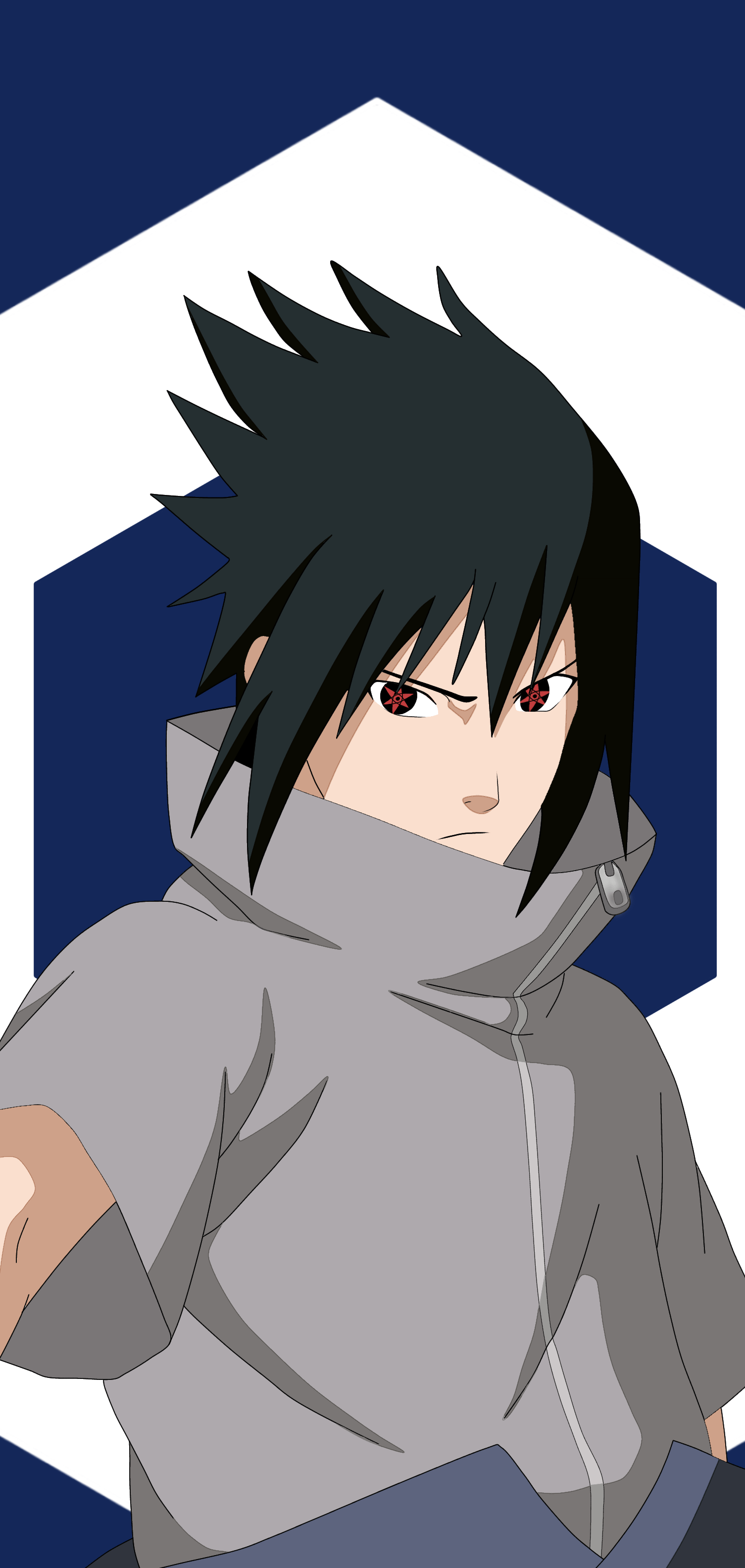 dark hair, Uchiha Sasuke, Naruto (anime), anime, anime boys 1505x3168