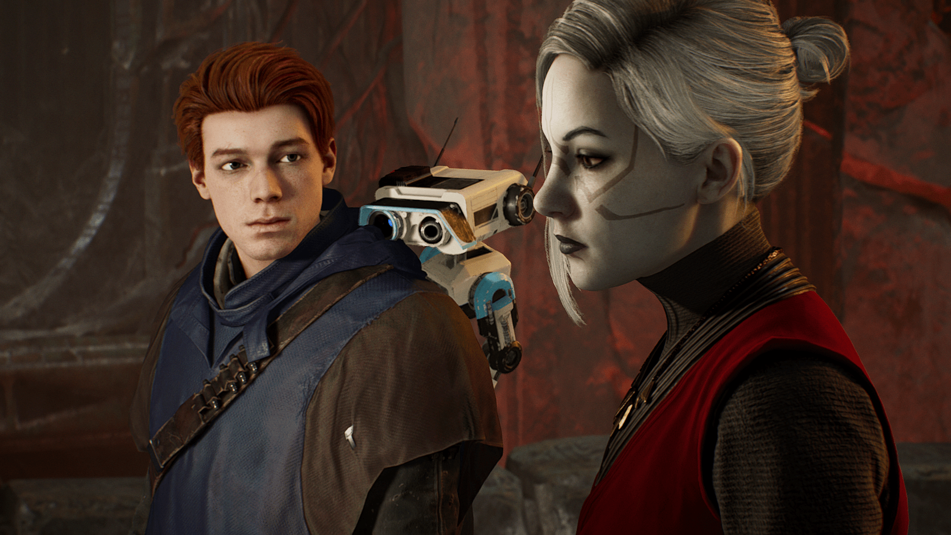 video game characters, Cal Kestis, Merrin (Star Wars), Jedi Fallen Order, Star Wars, Jedi