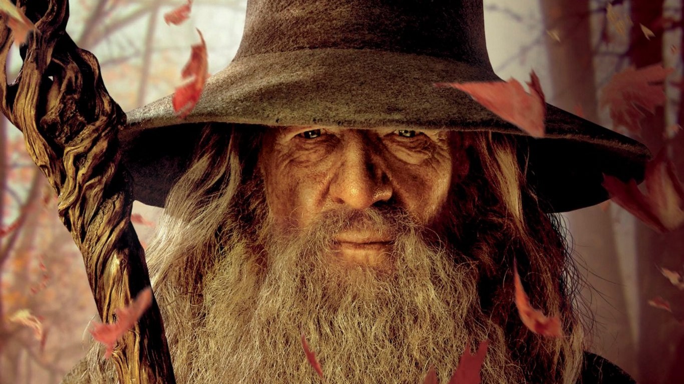 Ian McKellen, Gandalf, wizard, beard, fantasy men, actor, men, The