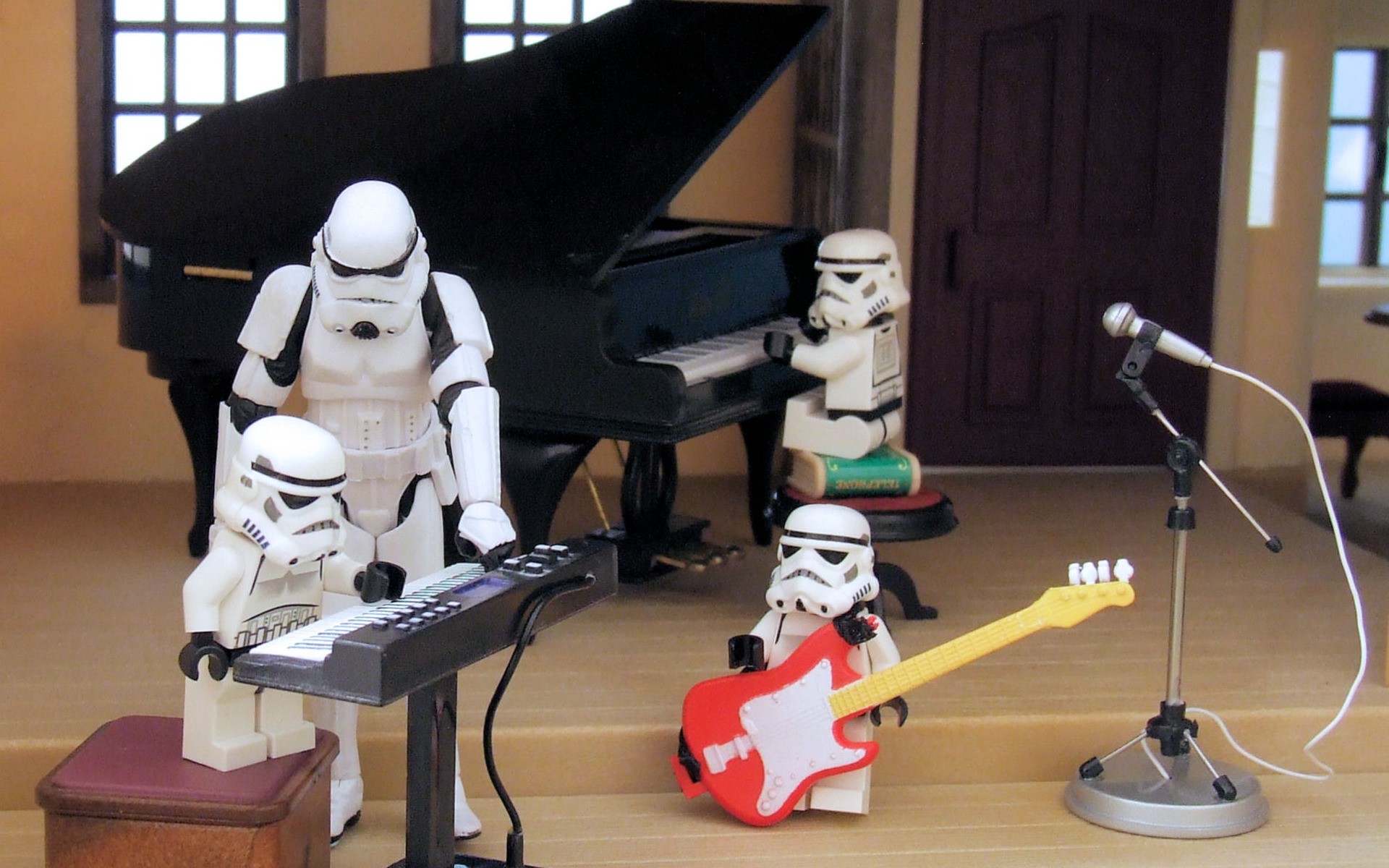 Star Wars, Star Wars Humor, toys, music, guitar, LEGO, action figures