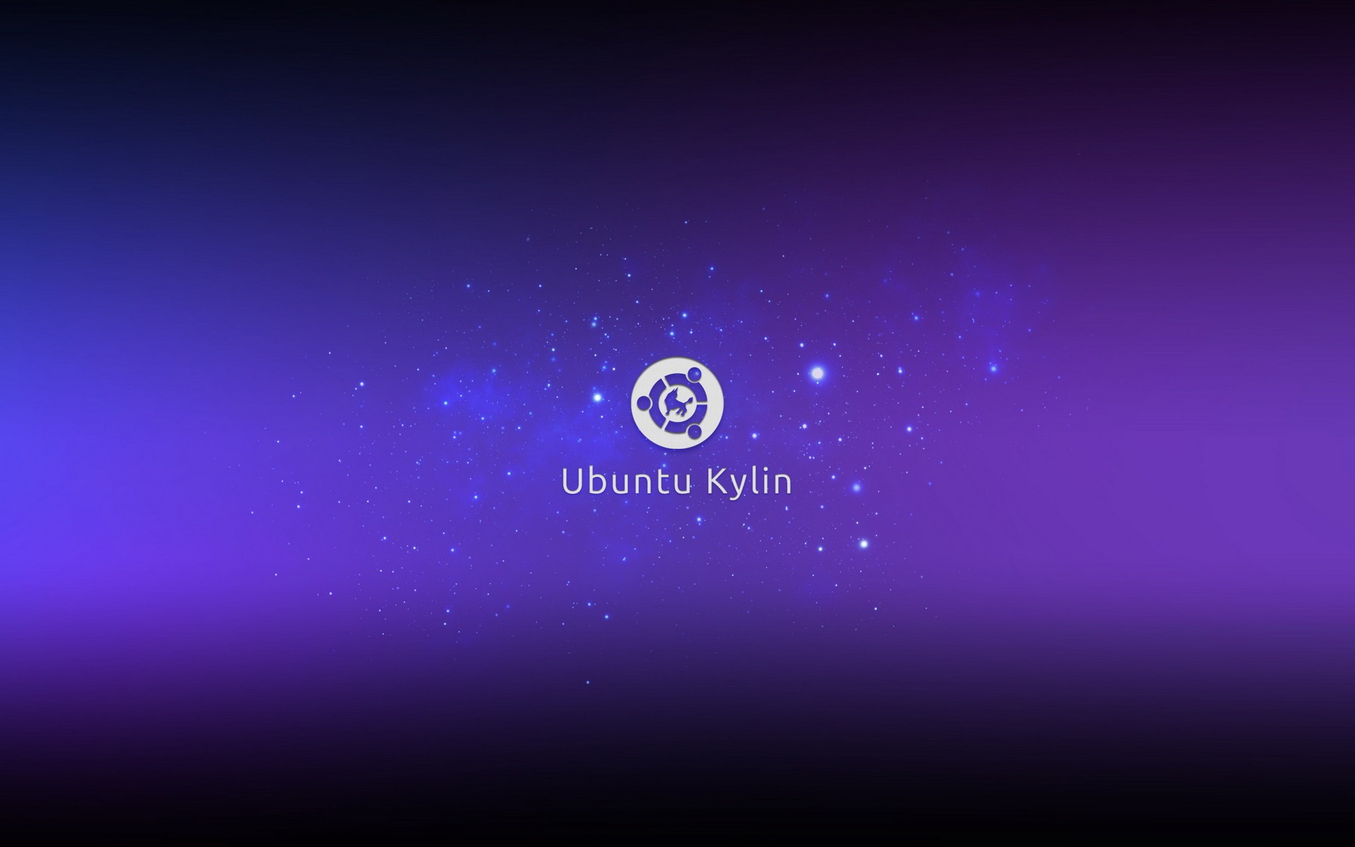 Ubuntu, logo, gradient, purple background, operating