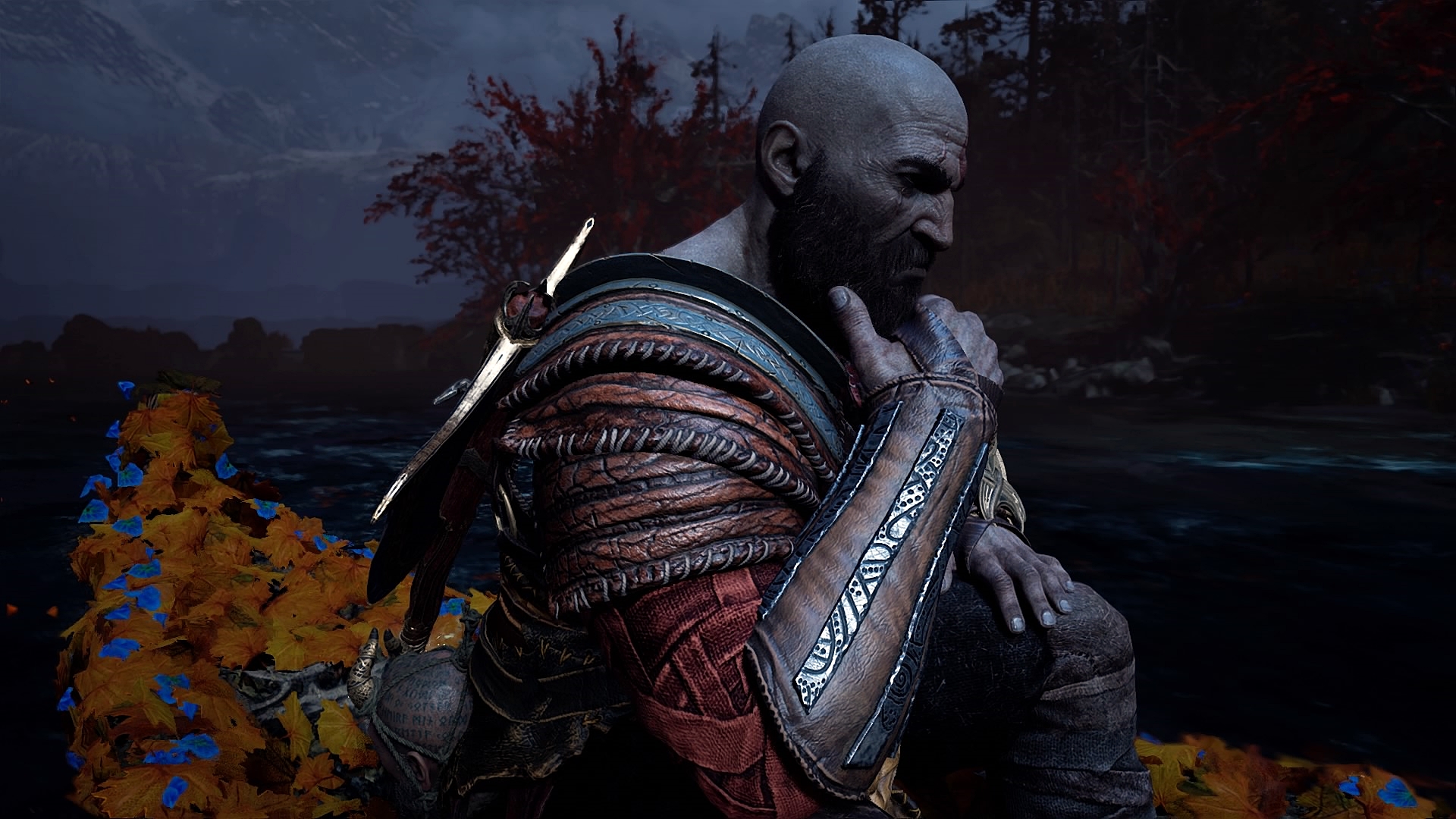 video game characters, Kratos, God of War, God of War (2018), PlayStation, PlayStation 4, Santa