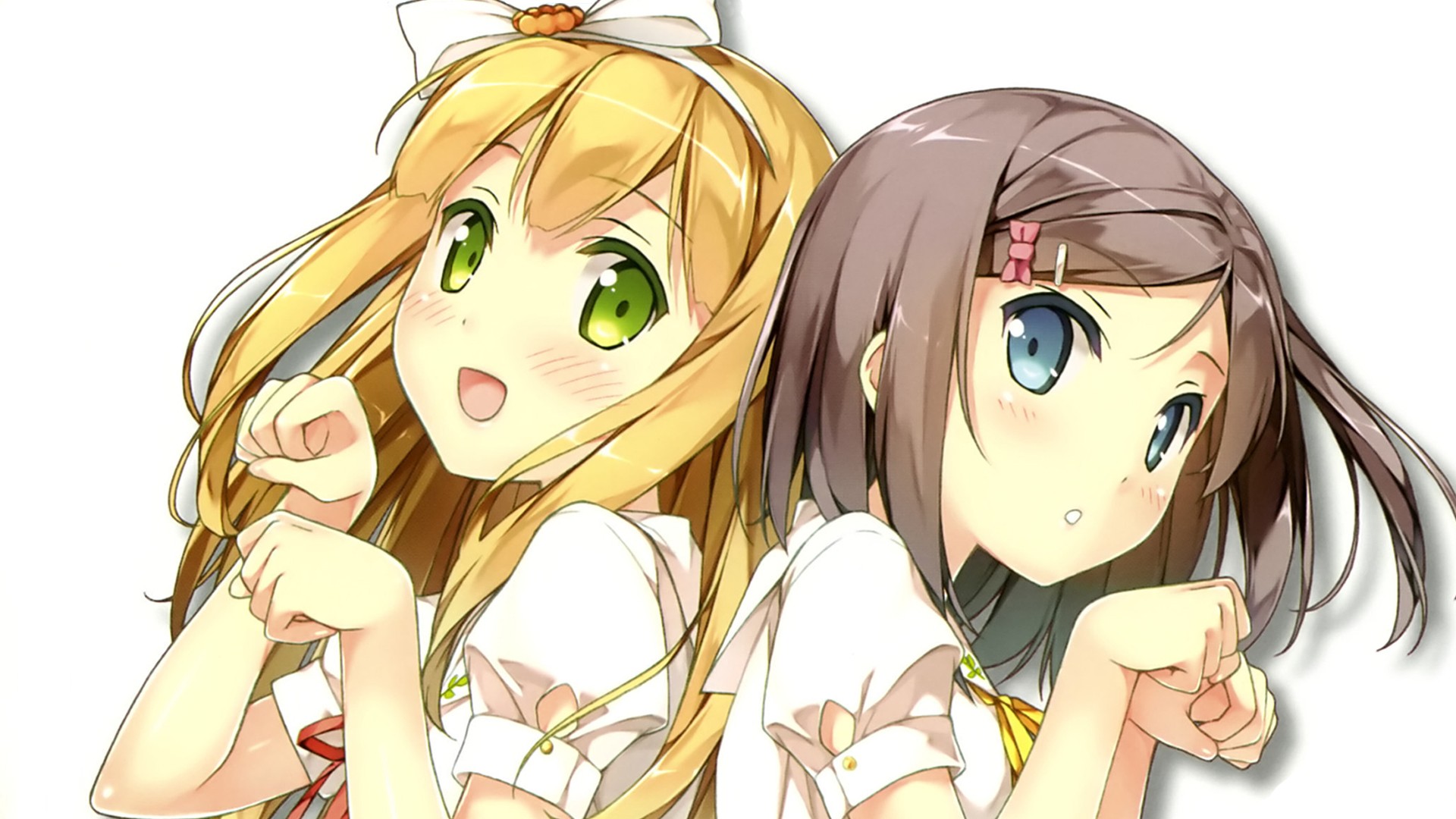 Hentai Ouji to Warawanai Neko, Tsutsukakushi Tsukiko, Azuki Azusa, anime 1920x1080 Wallpaper