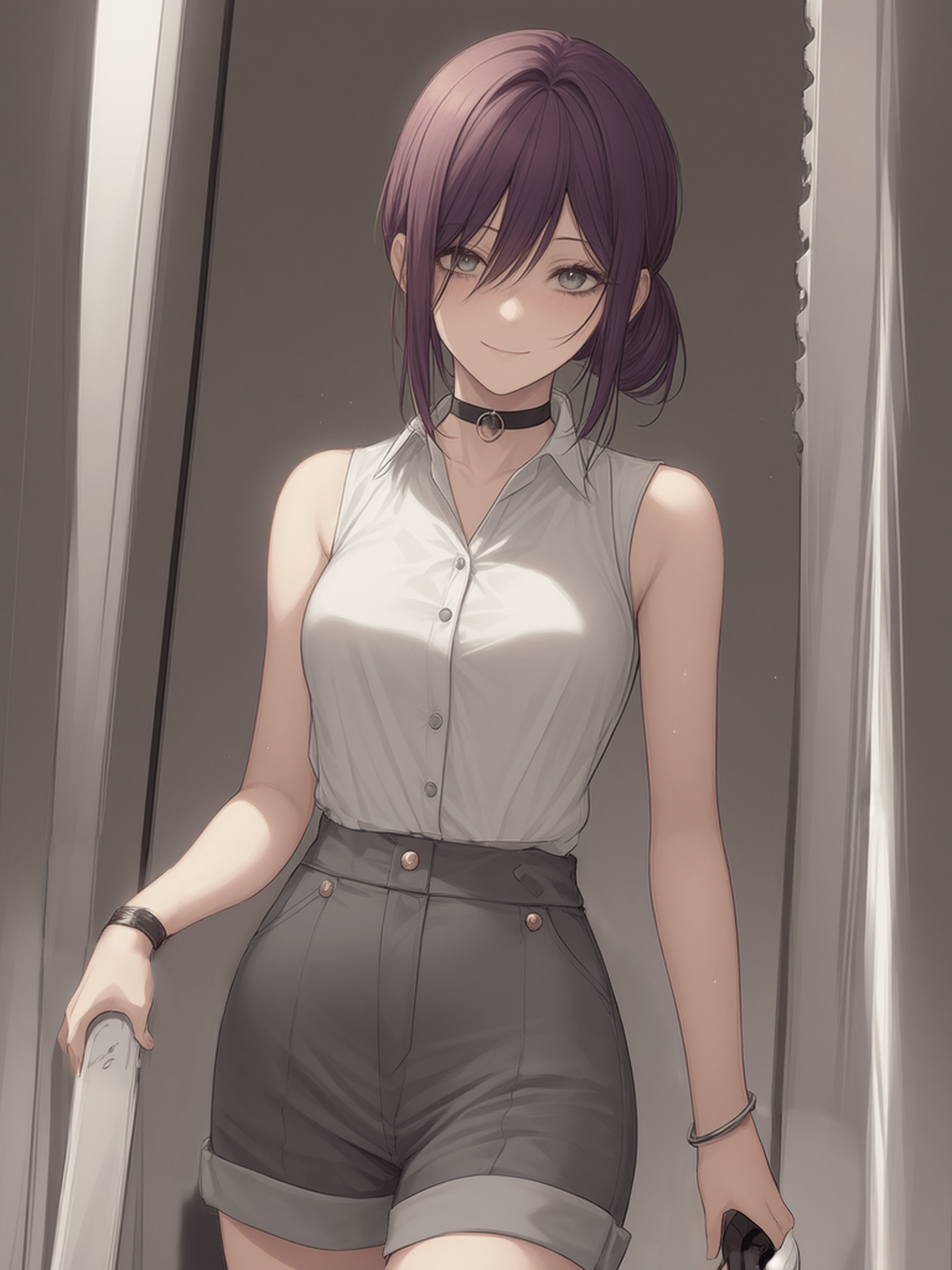 Reze (Chainsaw Man), Chainsaw Man, anime girls, choker, portrait