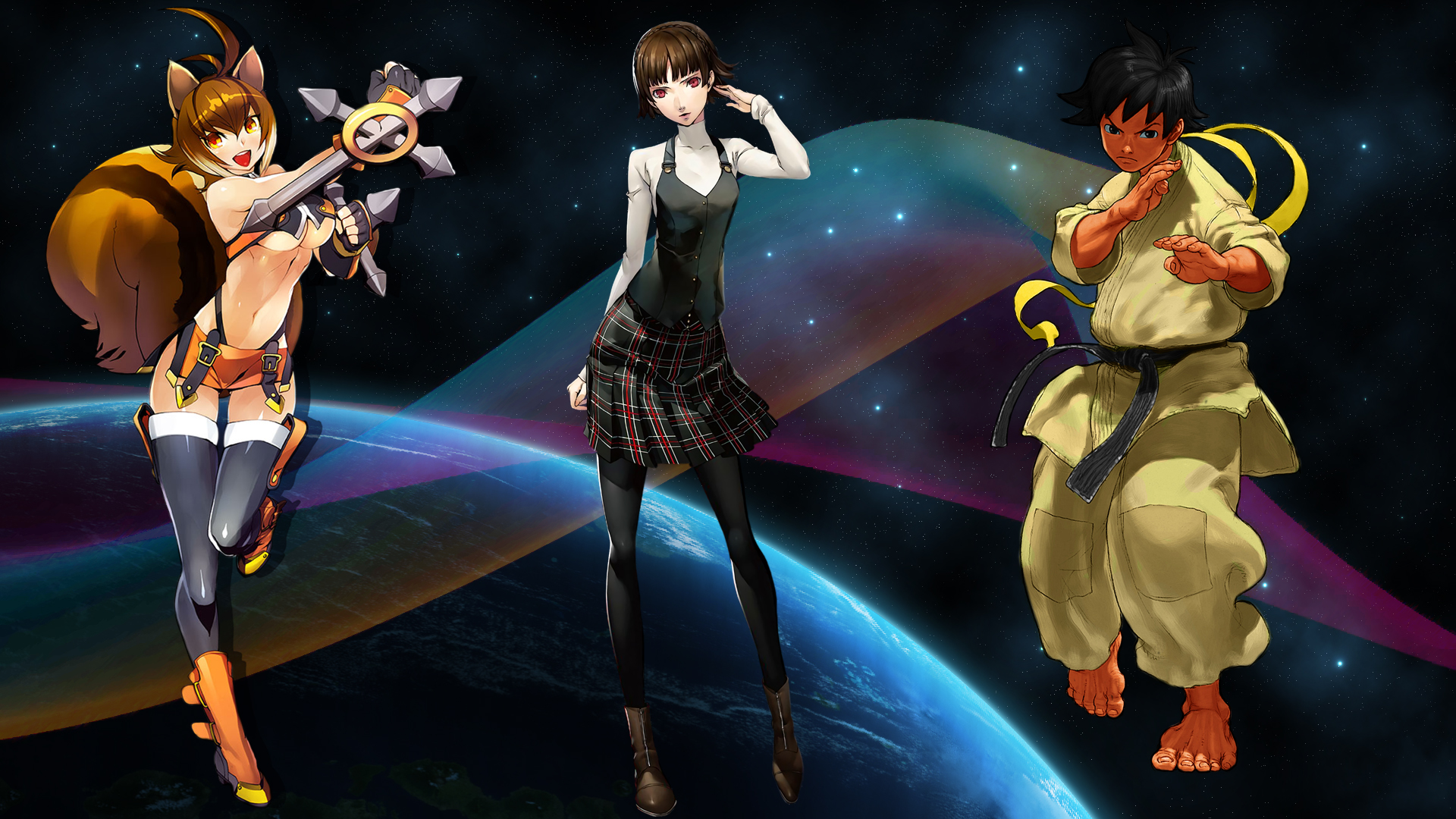 Street Fighter. Fighting Games. Blazblue. Persona 5. Makoto Niijima. Makoto Nanaya