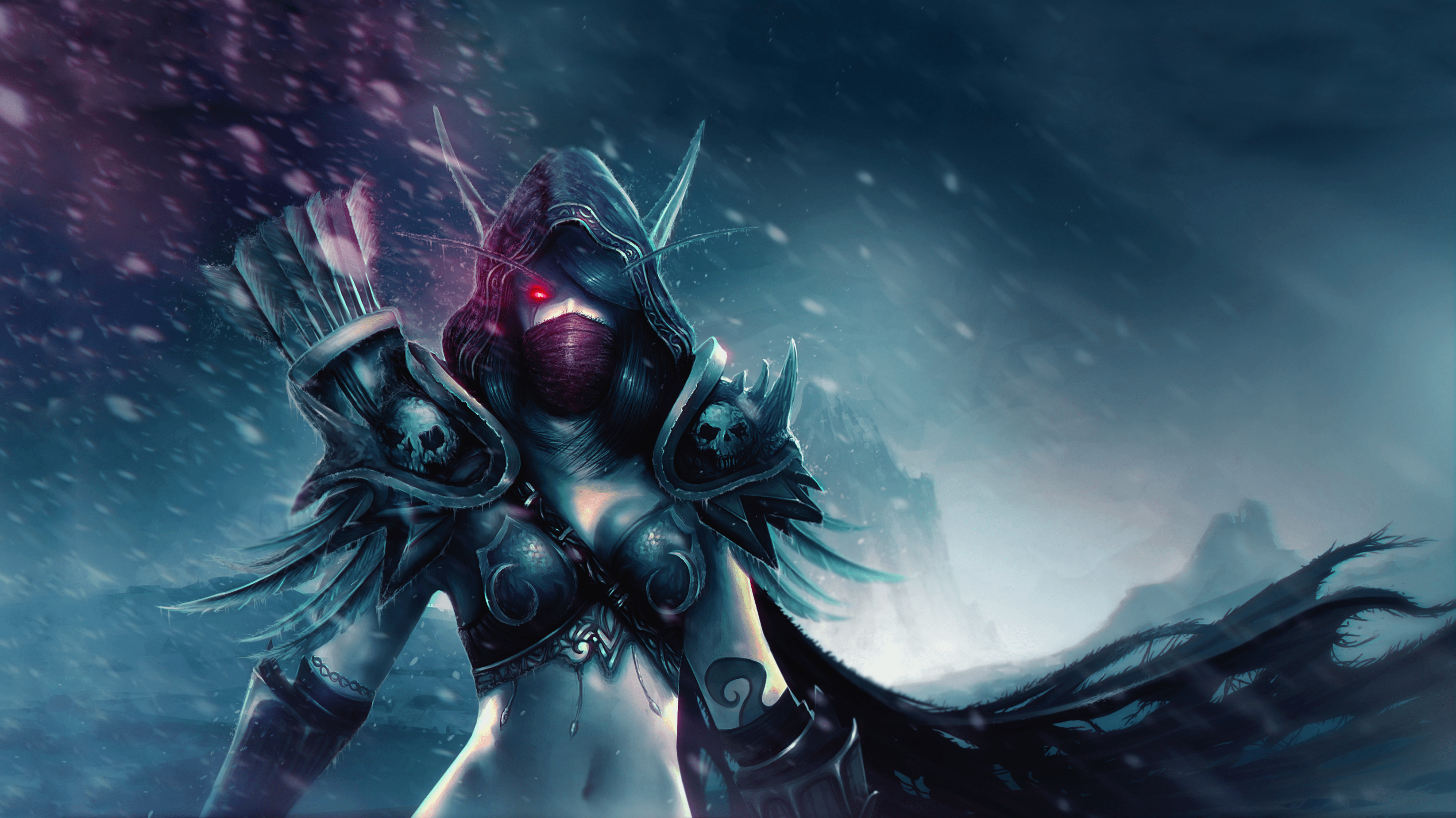 Sylvanas Windrunner, fantasy girl, World of Warcraft, PC