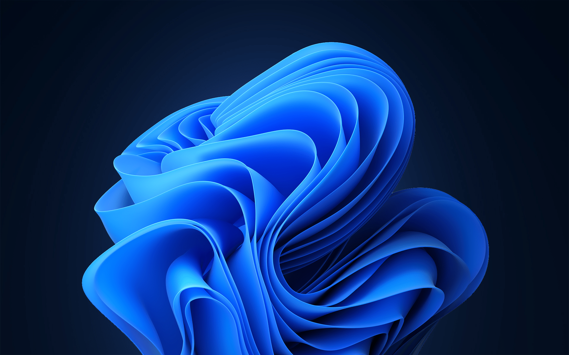 Windows 11, Microsoft, abstract, 3D Abstract, blue, blue background