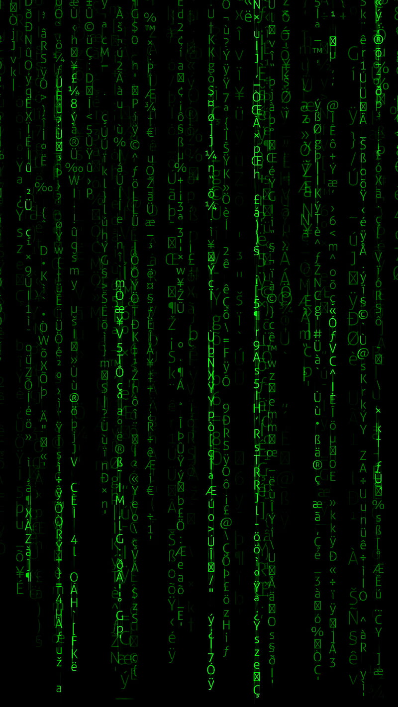 Green Matrix Code Wallpaper