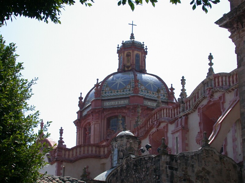 Oxen at a small town near our RV park close to Cuernavaca the city of