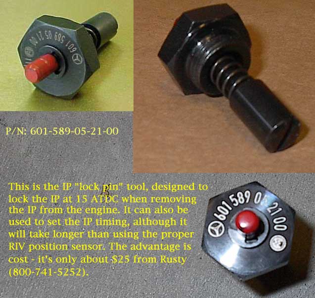 Injection Pump Removal on OM606 for Bosch Service PeachParts Mercedes