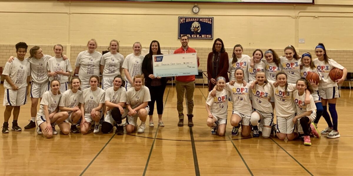 The Mt. Ararat Middle School girls basketball teams recently completed