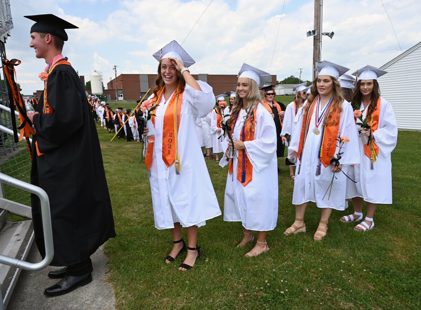 Skowhegan Area High School holds outdoor graduation ceremony