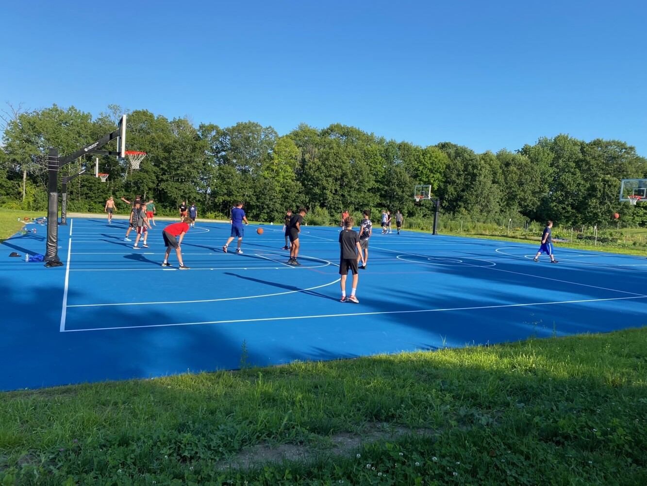 ‘People absolutely loving’ new basketball courts at Windham park