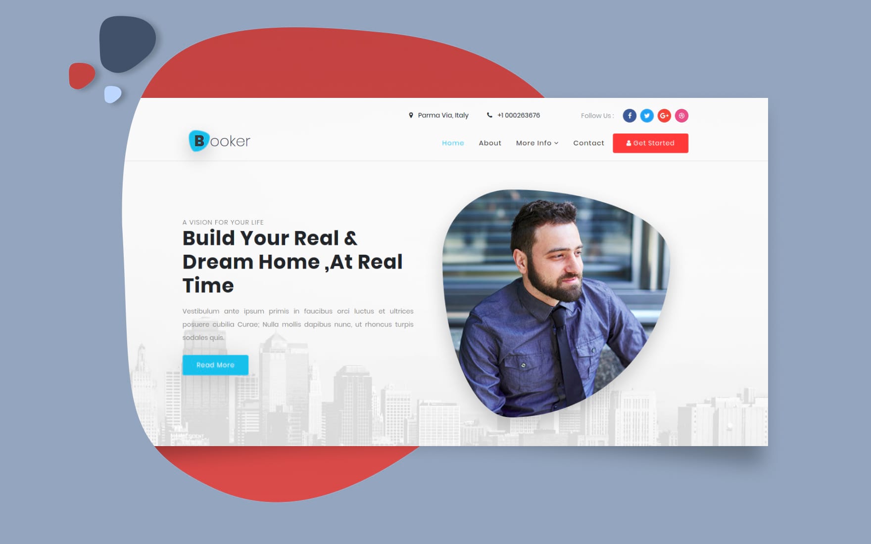 Booker Real Estate site Template » W3Layouts