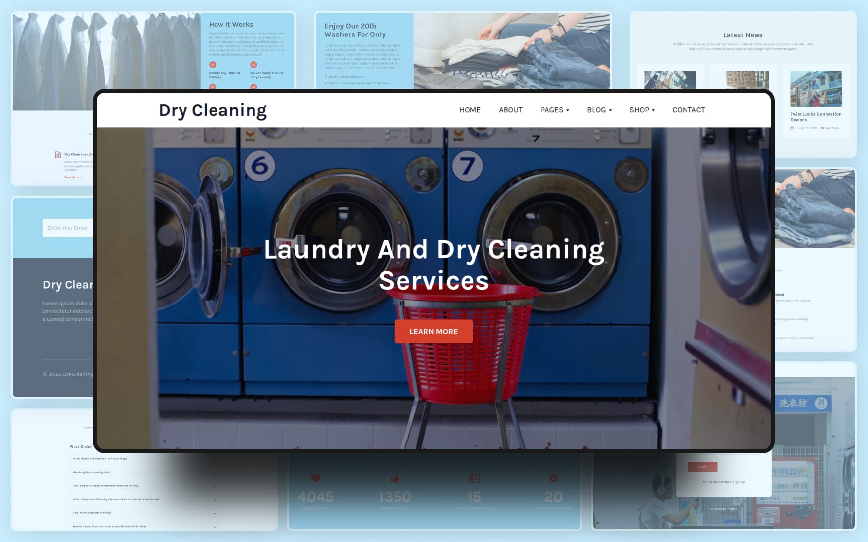 Dry Cleaning Website Template » W3Layouts