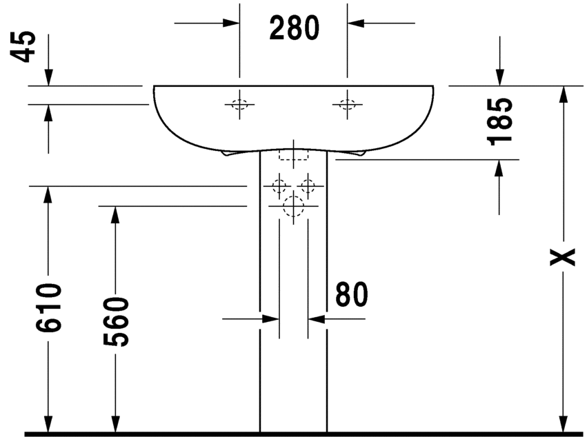 Bathroom Foster Washbasin w4 Bathrooms