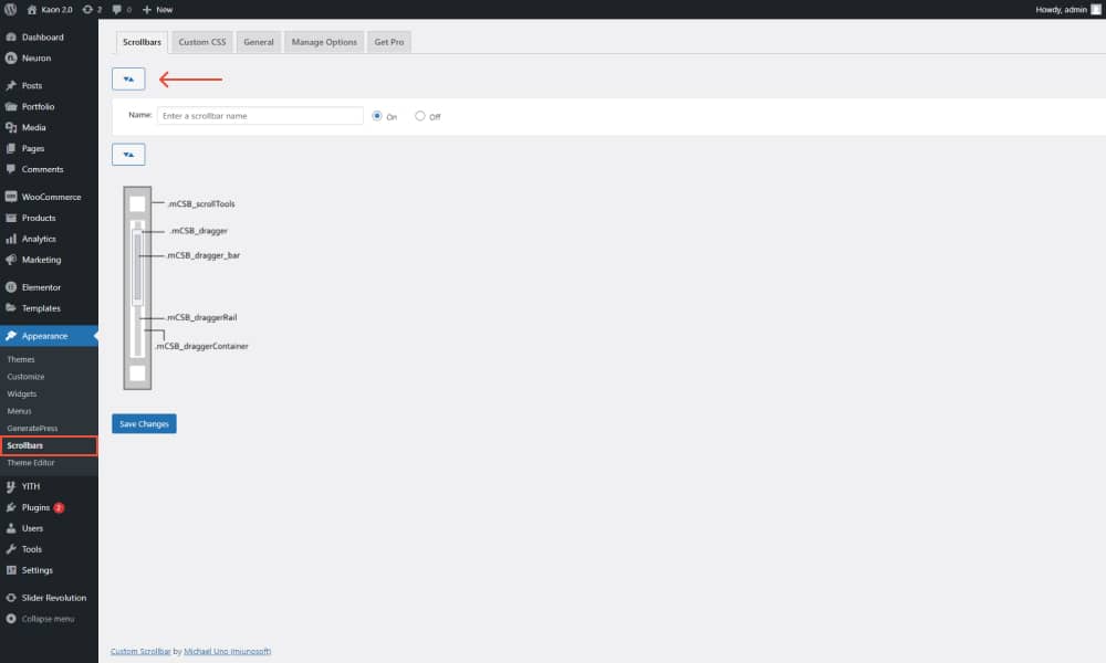 How to add custom scrollbar in WordPress Comprehensive Guide