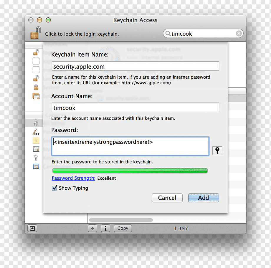 Computer program Keychain Access Operating Systems macOS, Posted Write
