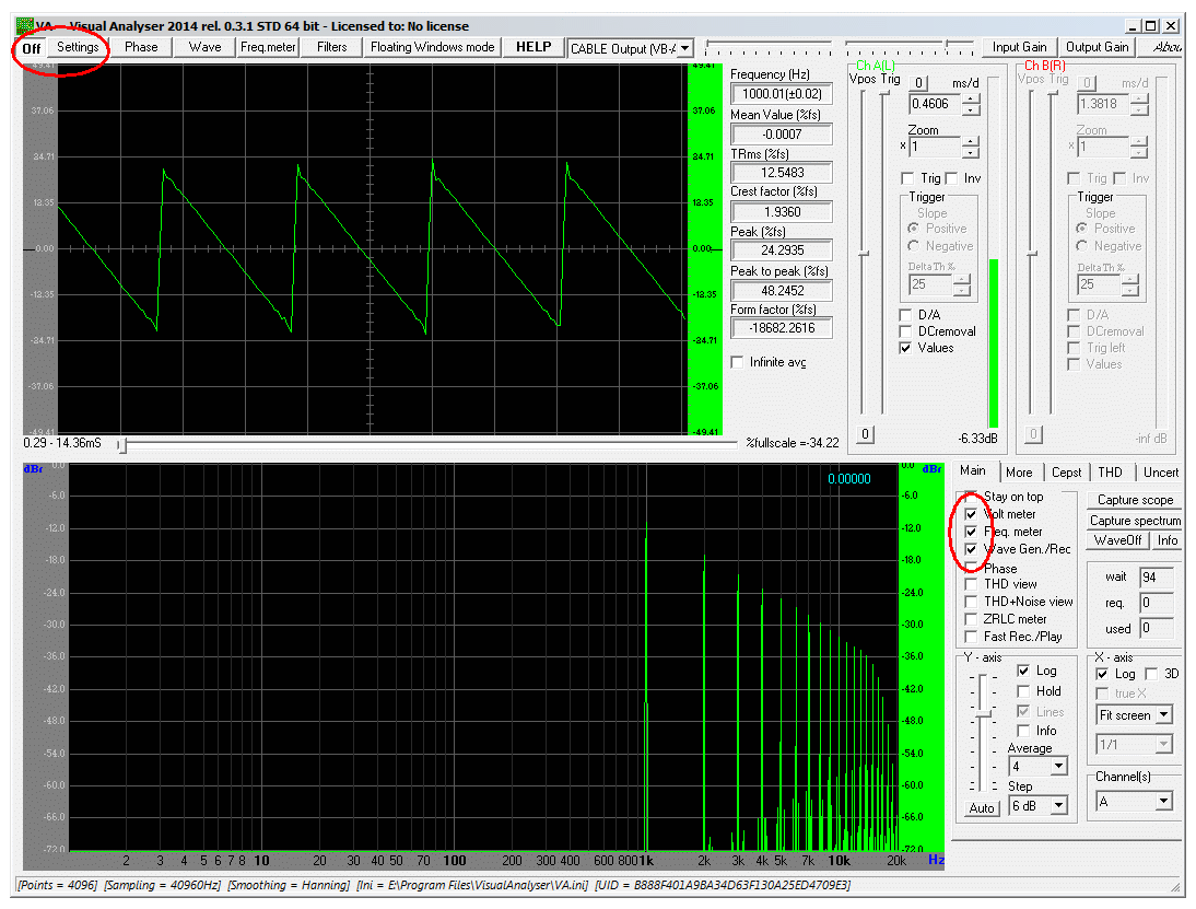 Visual Analyzer Amazing Audio Test Insturment
