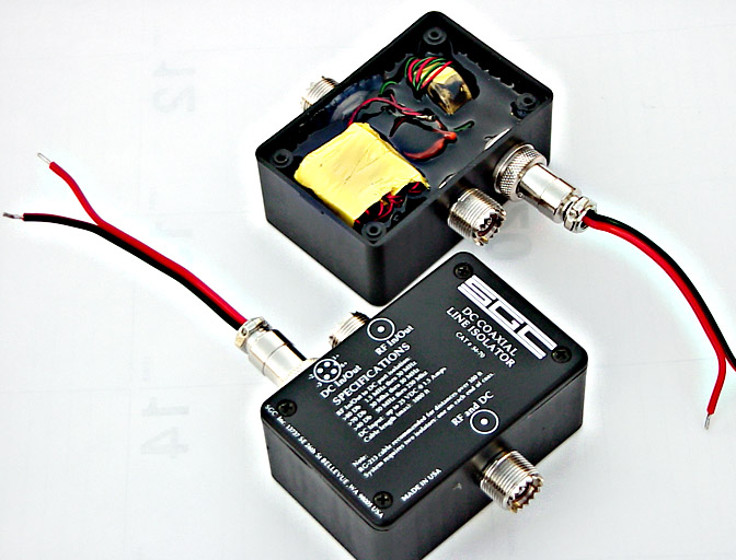 SGC DC Isolator Powers Antenna Couplers Thru Coax