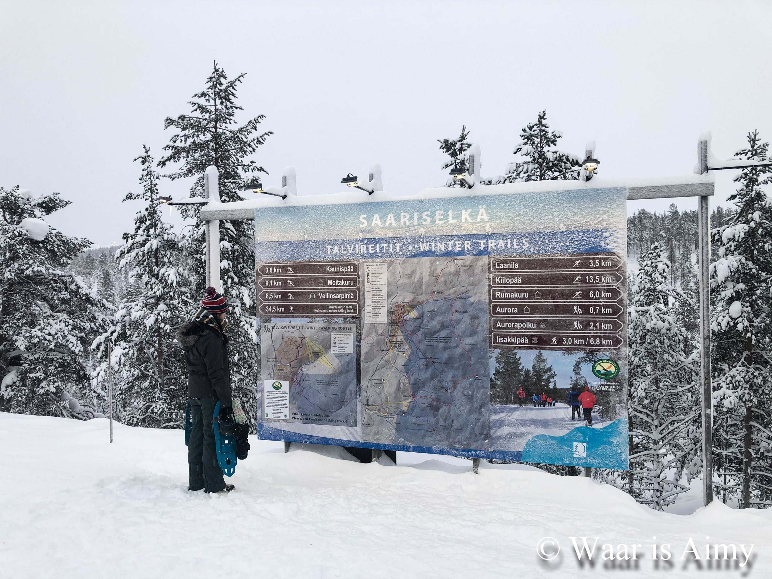 Saariselkä - Waar is Aimy