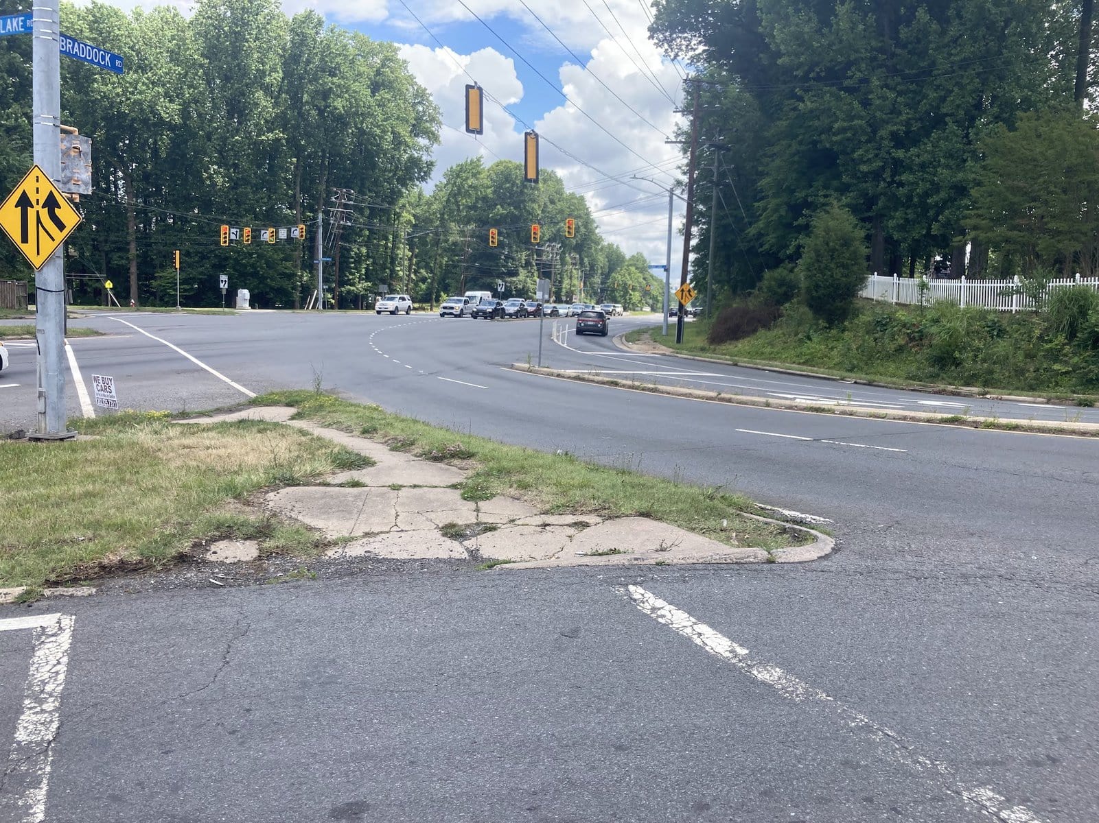 Support continuous shareduse paths on BOTH sides of Braddock