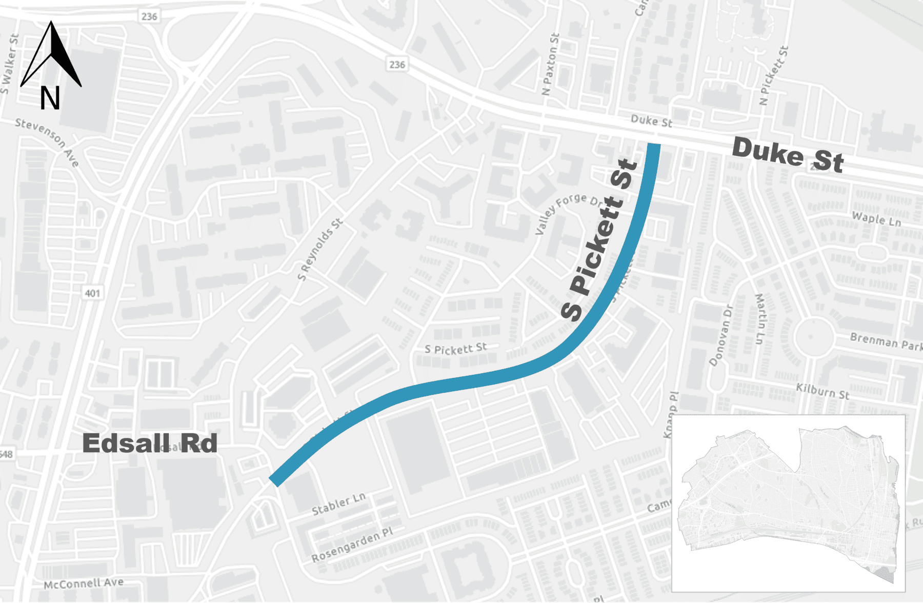 Provide Feedback on S Pickett Street Corridor Improvements Washington Area Bicyclist Association