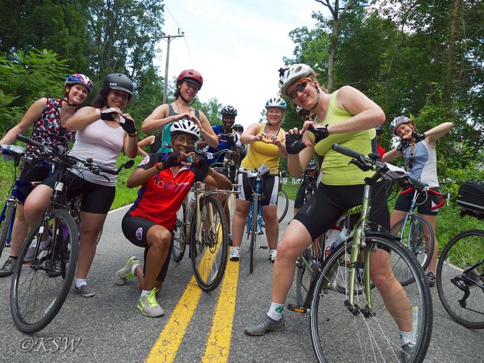 Women & Bicycles Tip Find a Local Group Ride Washington Area