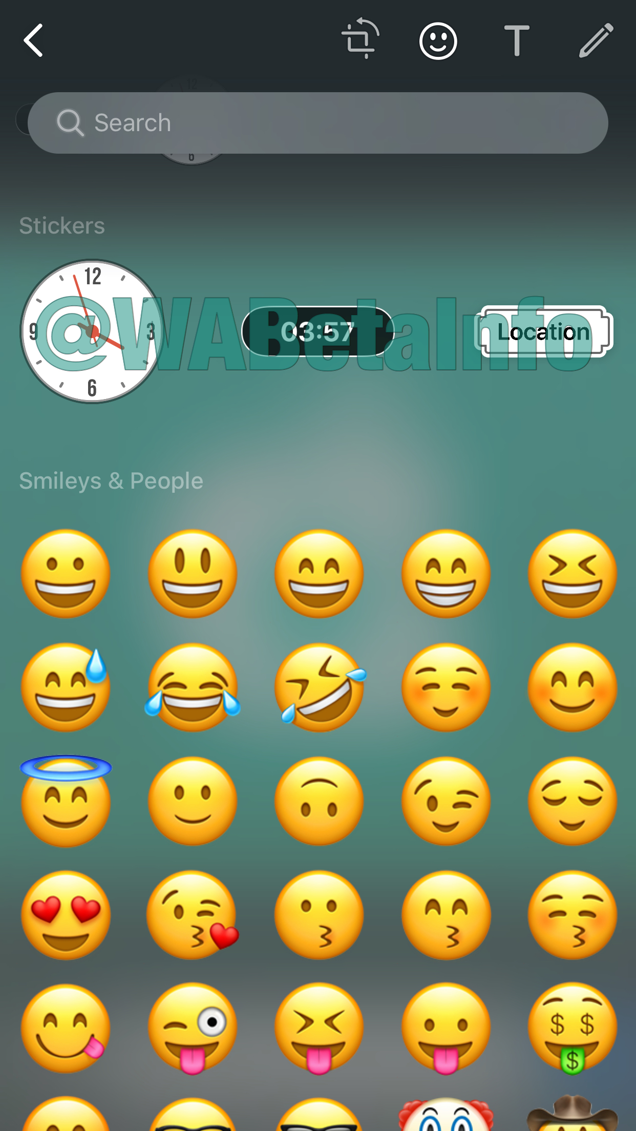 New location sticker spotted in WhatsApp! WABetaInfo