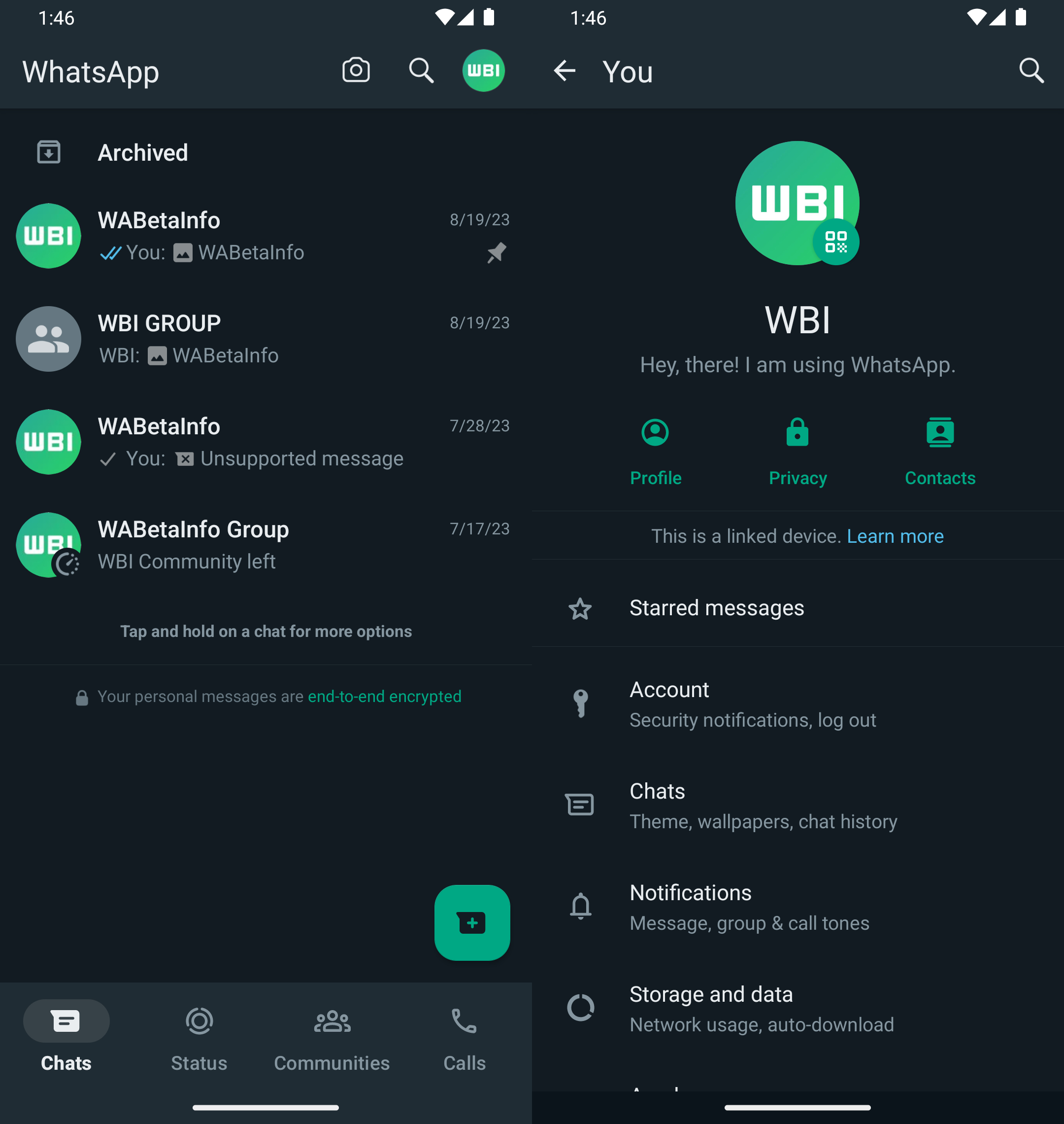 WhatsApp beta for Android 2.23.18.7 what's new? WABetaInfo