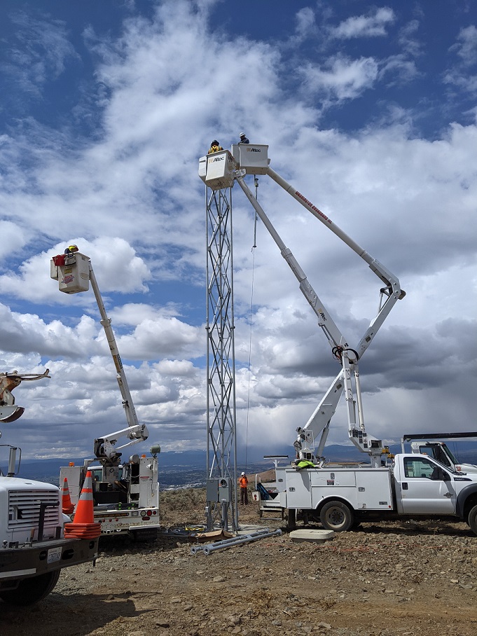 New Terrace Heights Tower Installed Washington Broadband