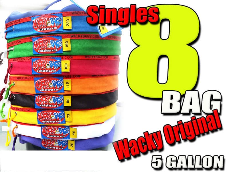 Single Canvas 5 Gallon Single Canvas Wacky Bubble Hash Bags