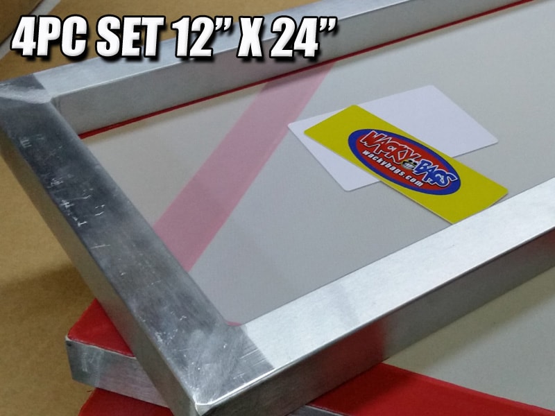 Sift Screens 4 Pc Set Dry Sift Aluminum Hash Screens 24" X 12"