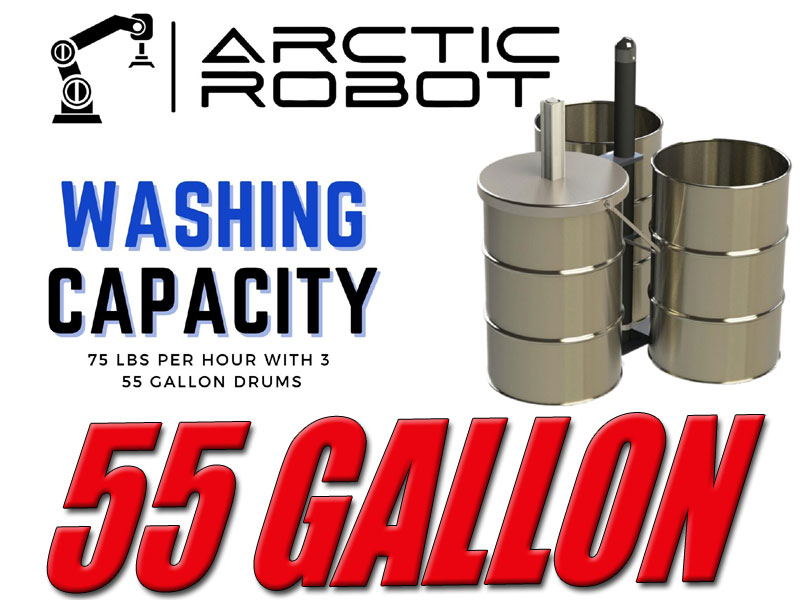 Arctic Robot Bubble Hash Washing Robot 65 Gallon Wacky Willys