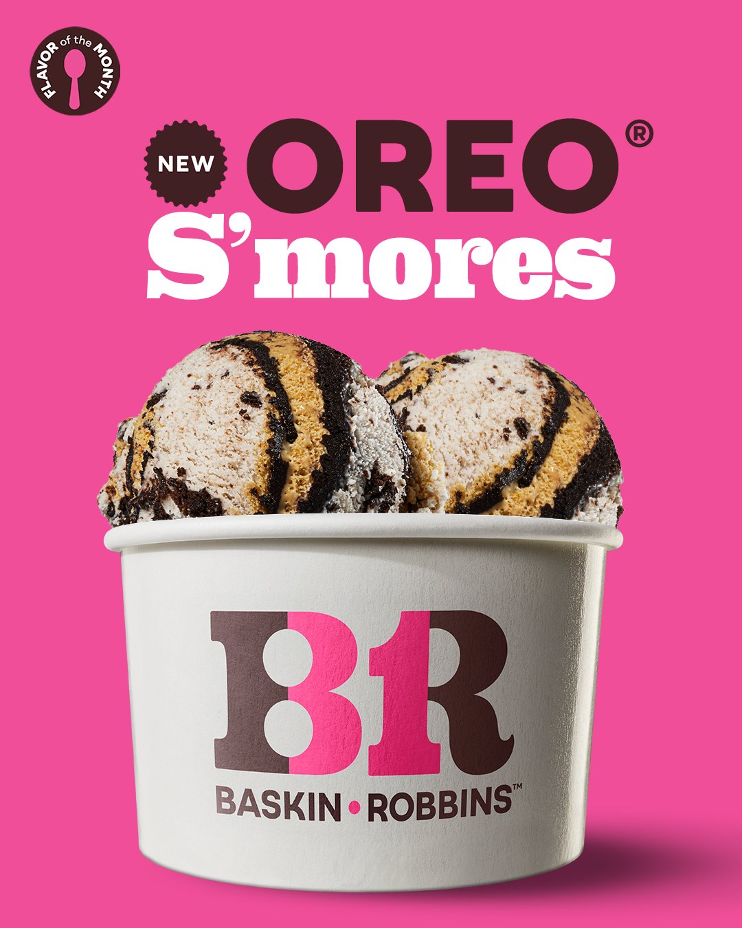 慶祝 National Ice Cream Day BaskinRobbins 推出本月新口味 OREO S’mores 及假日優惠 哇