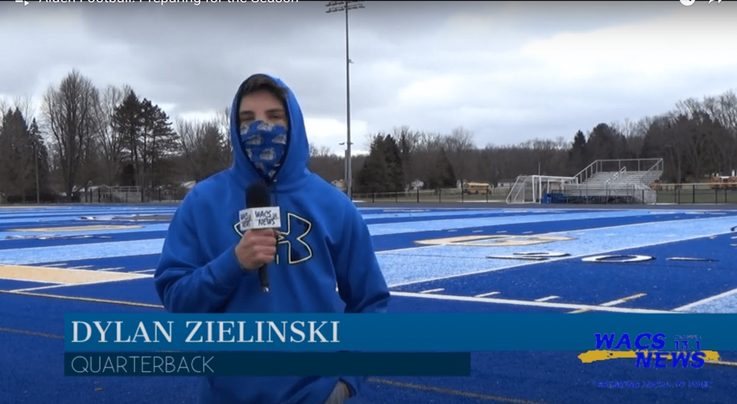 Alden Football Preparing for the Season WACS News.