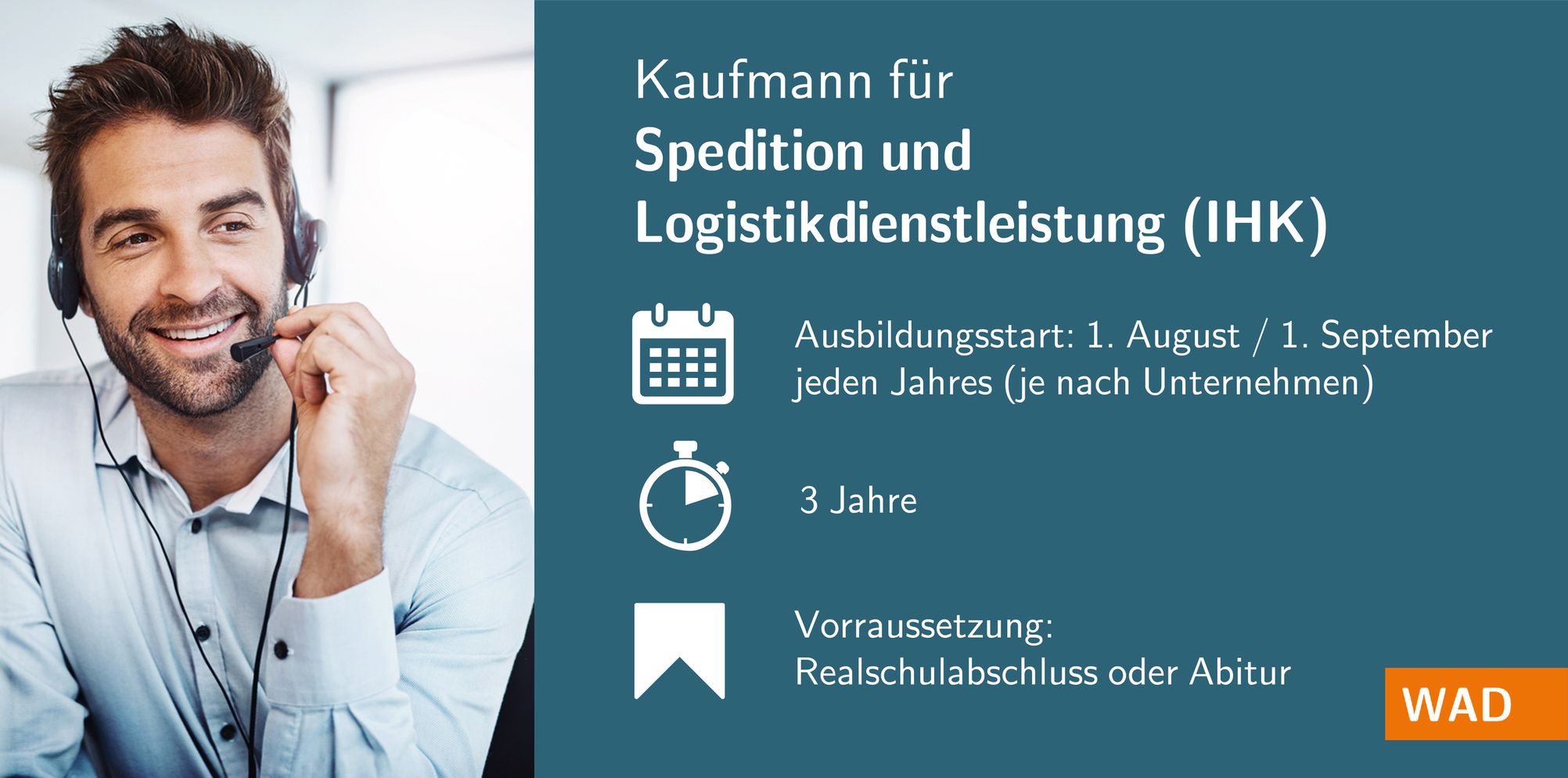 Duale Ausbildung Kaufmann/frau für Spedition und Logistik