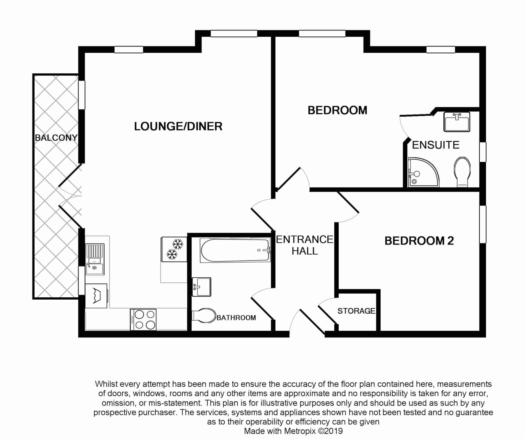 FIRST FLOOR TWO BEDROOM APARTMENT WITHIN WALKING DISTANCE OF OCKENDON