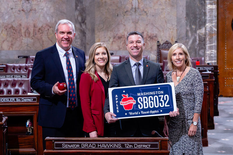 Get A Washington Apples License Plate WAEF